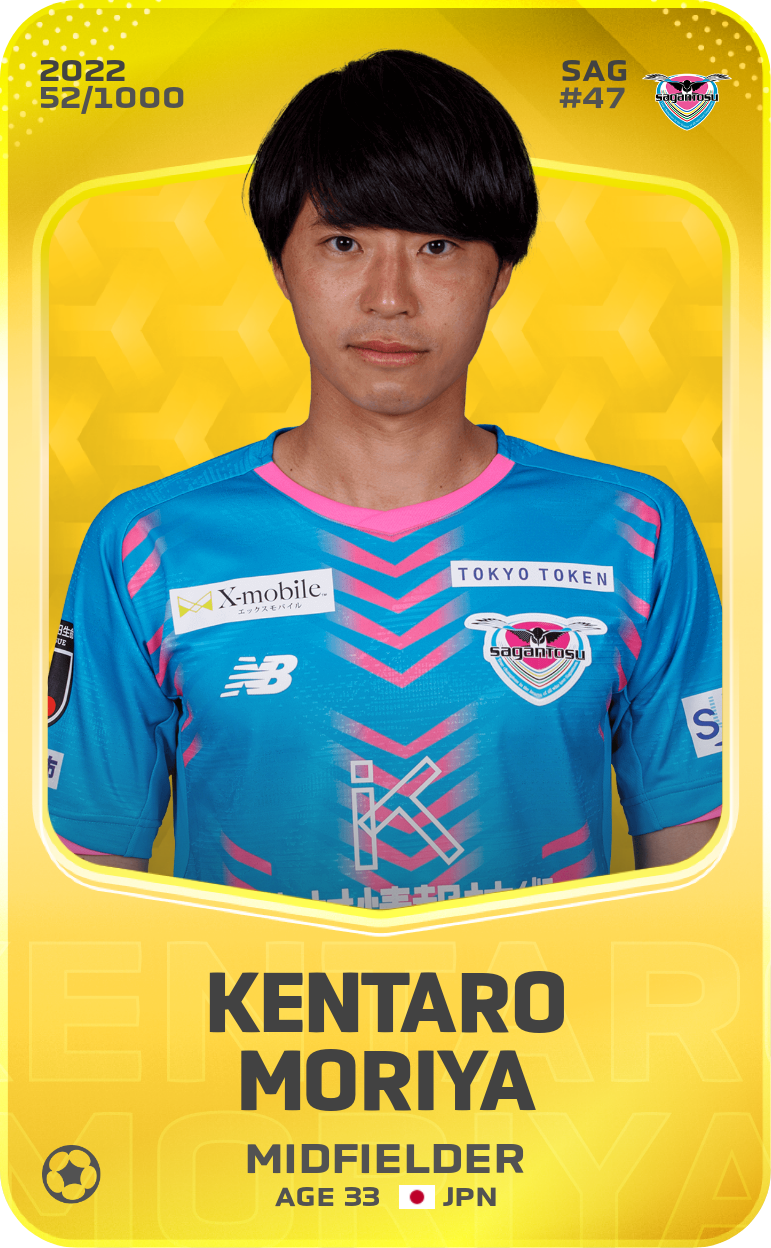 Sorare - Sorare Official - Kentaro Moriya 2022-23 • Limited 52/1000 - NFT # 64583861536455989447786383630566350993537492470033706873879278633987443946534