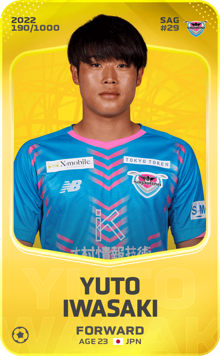 Yuto Iwasaki 2022-23 • Limited 190/1000