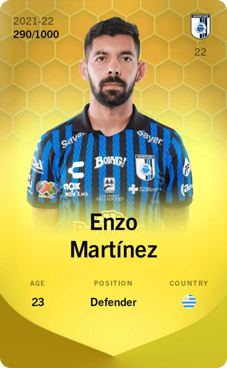 Enzo Martínez 2021-22 • Limited 290/1000