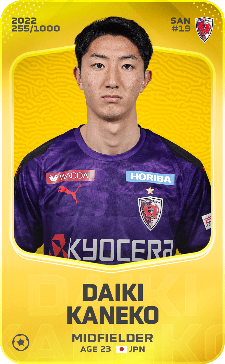 Daiki Kaneko 2022-23 • Limited 255/1000