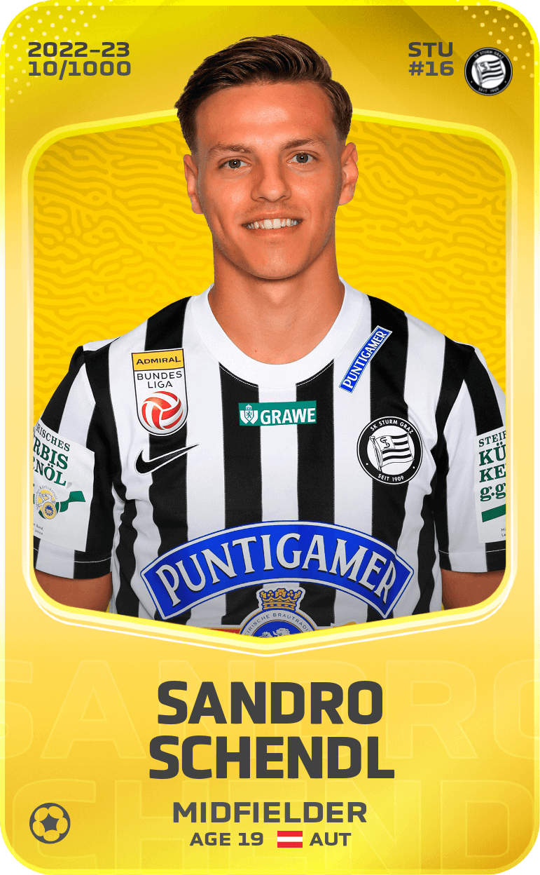 Sandro Schendl 2022-23 • Limited 10/1000