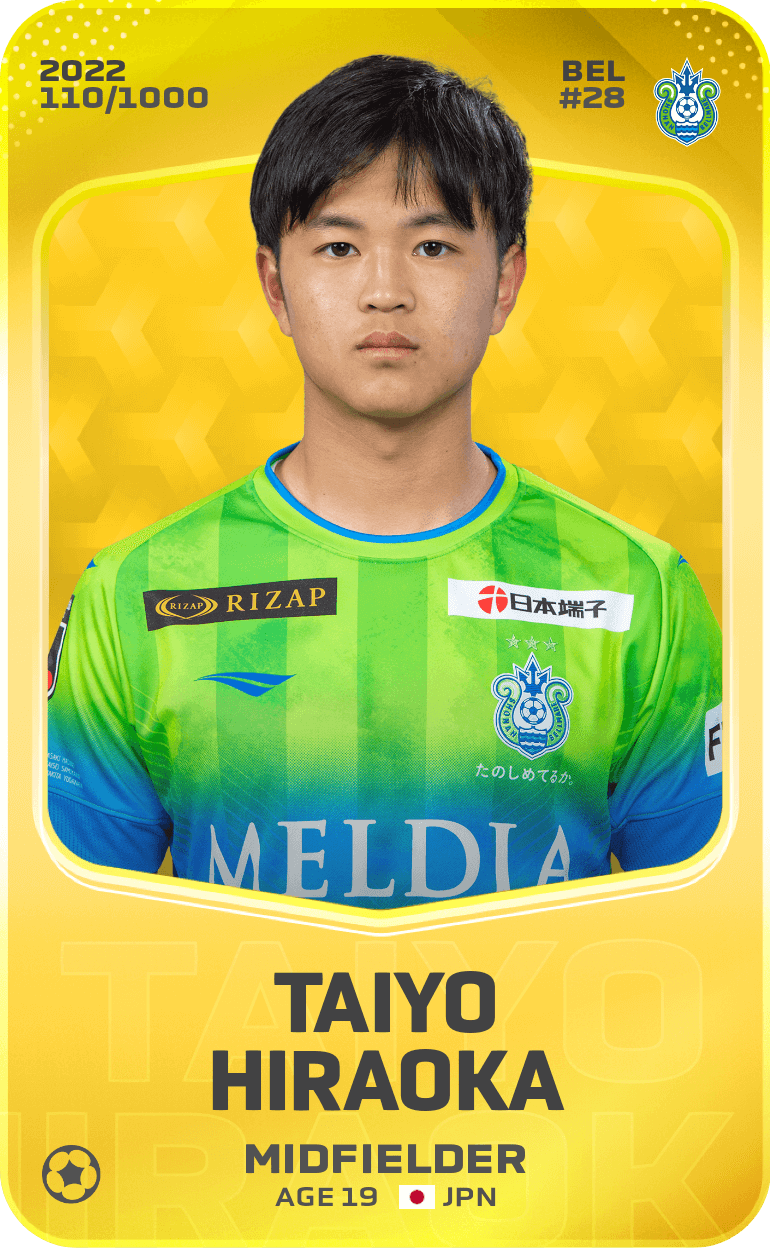 Taiyo Hiraoka 2022-23 • Limited 110/1000