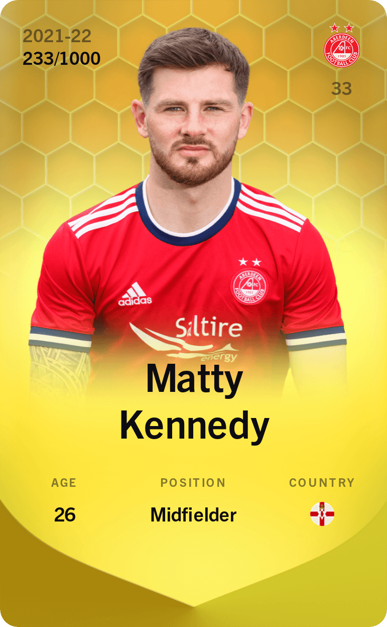Matty Kennedy 2021-22 • Limited 233/1000