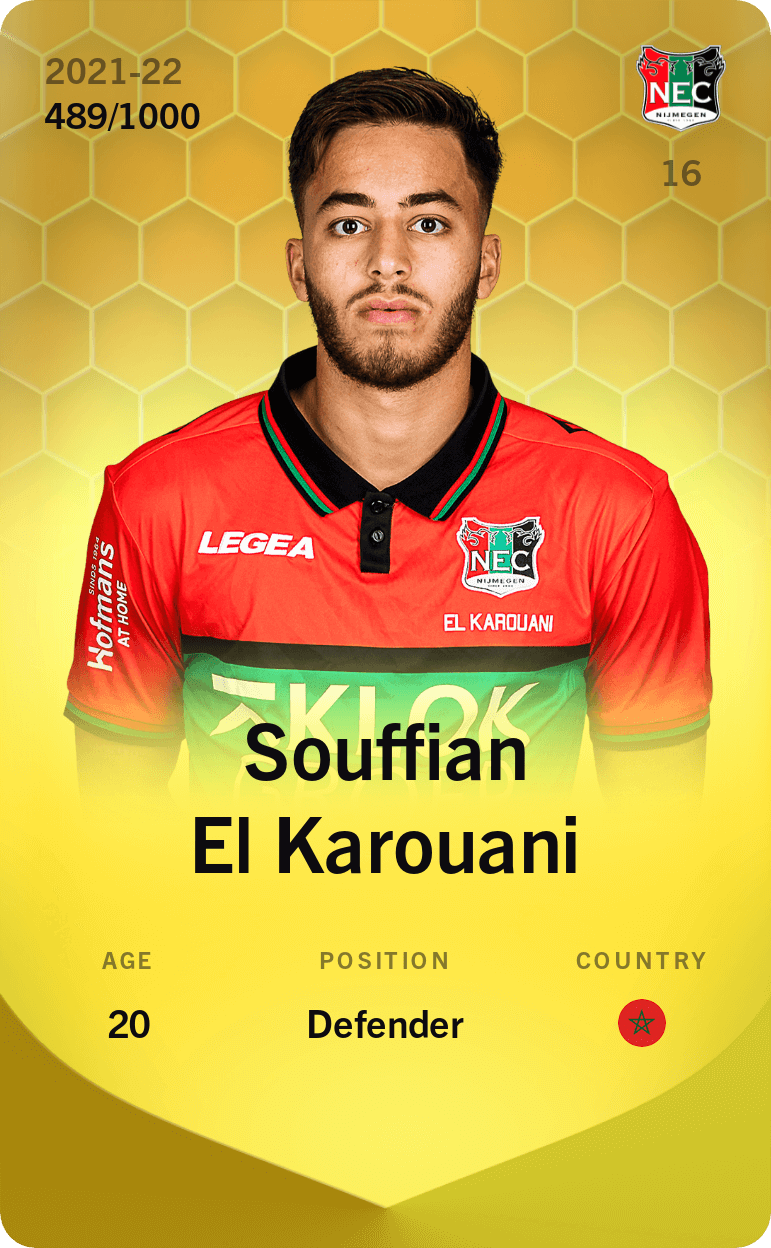 Souffian El Karouani 2021-22 • Limited 489/1000