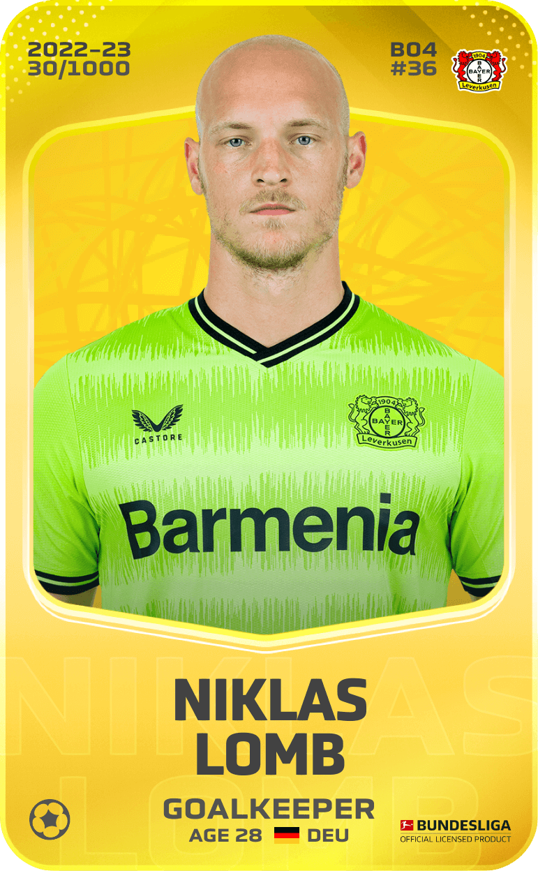 Niklas Lomb 2022-23 • Limited 30/1000