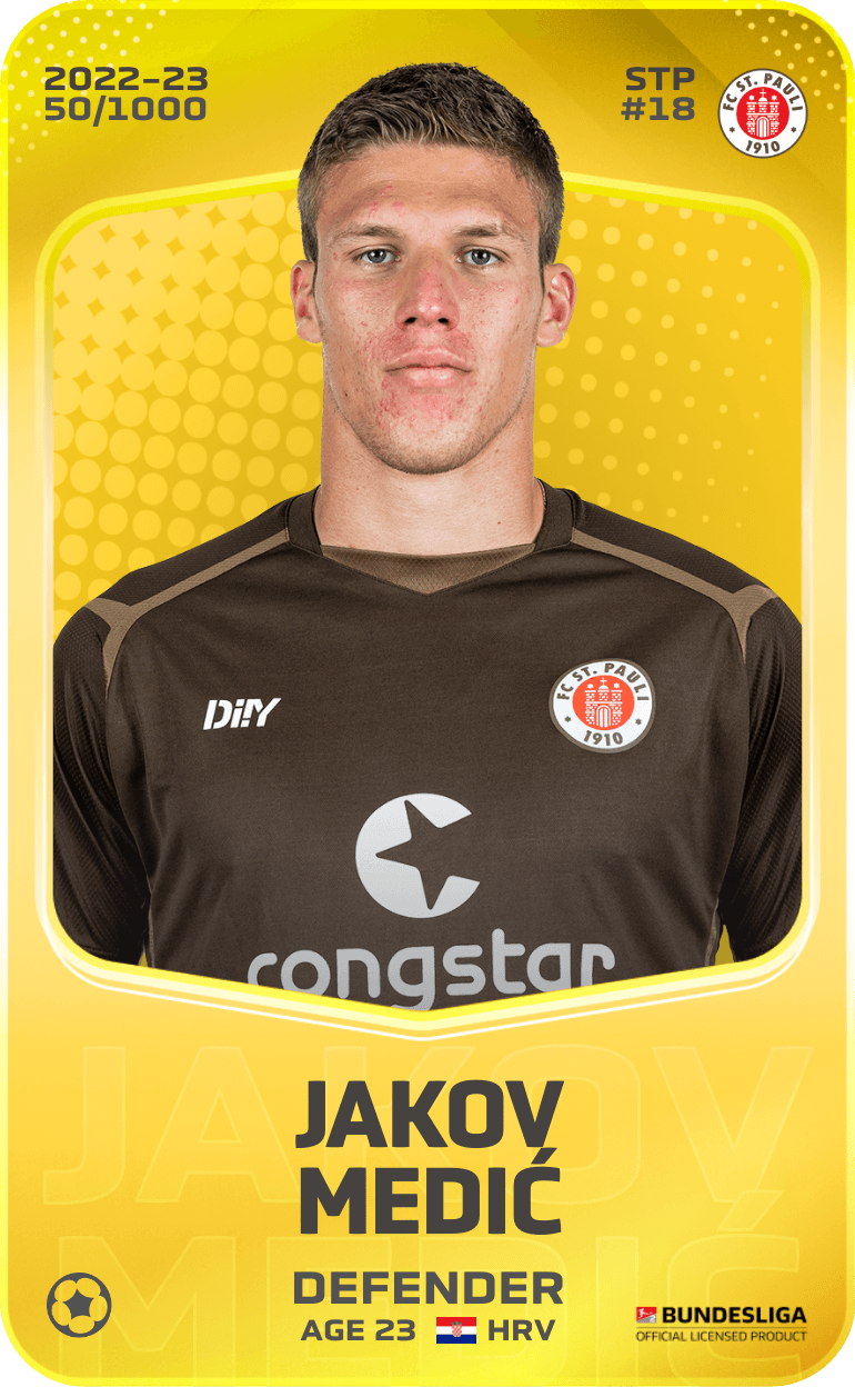 Jakov Medić 2022-23 • Limited 50/1000