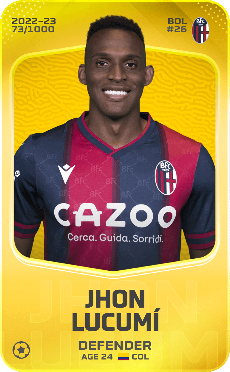 Jhon Lucumí 2022-23 • Limited 73/1000