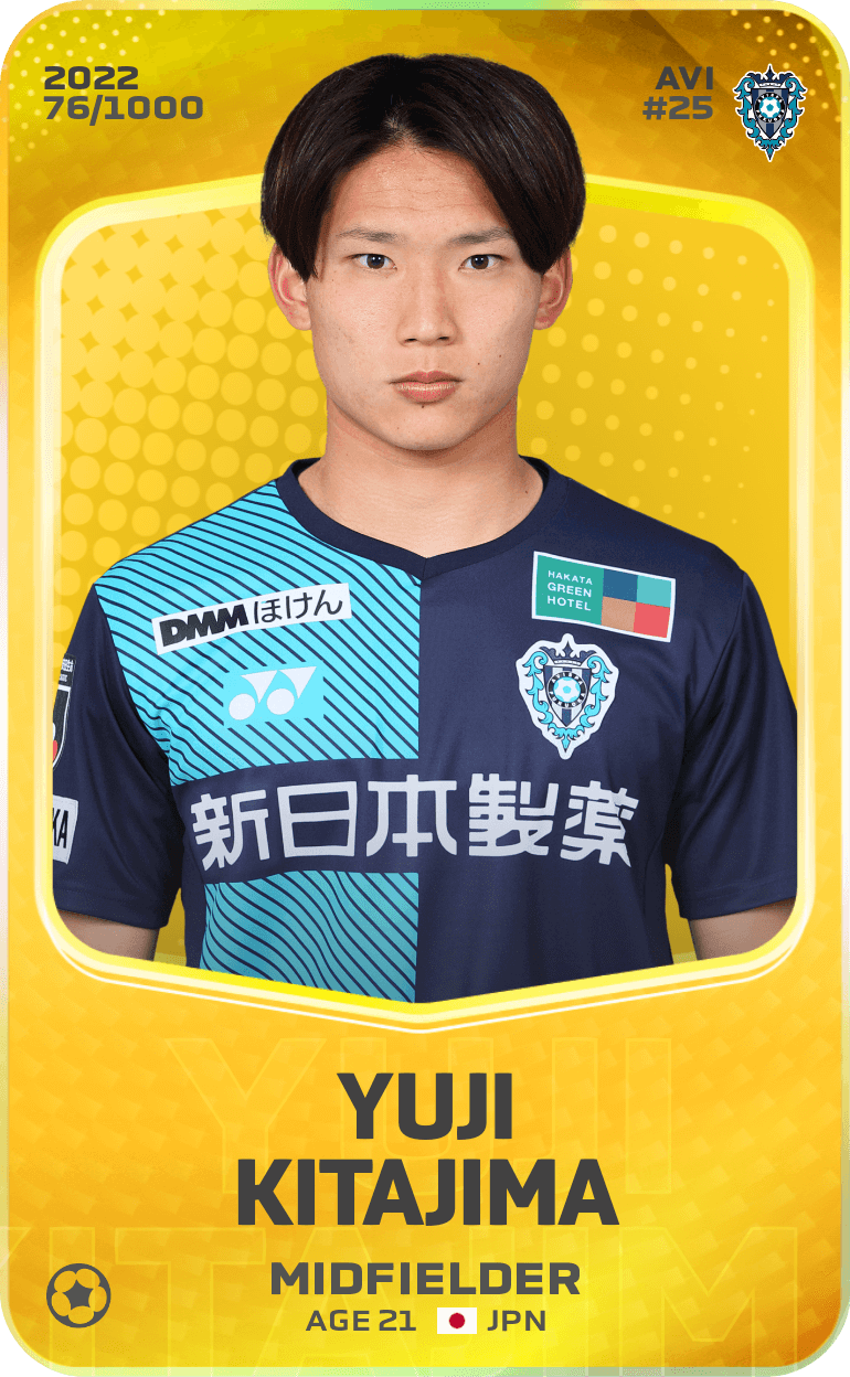 Yuji Kitajima 2022-23 • Limited 76/1000