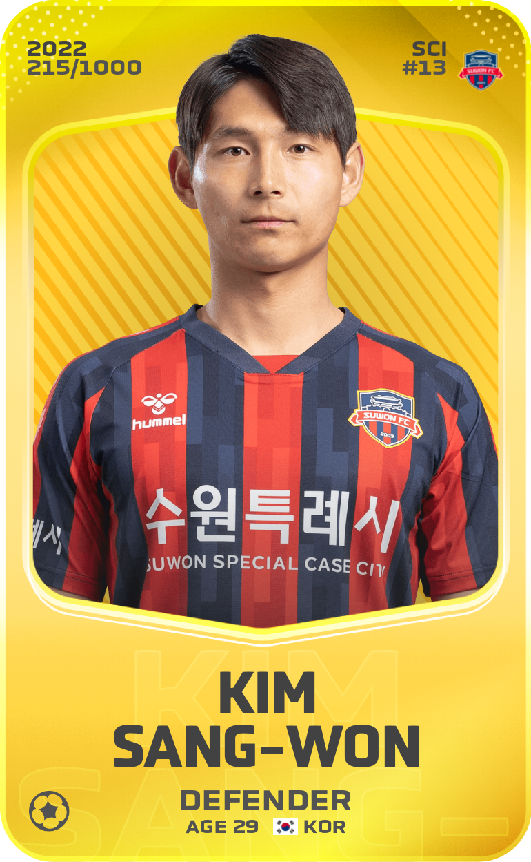 Kim Sang-Won 2022-23 • Limited 215/1000