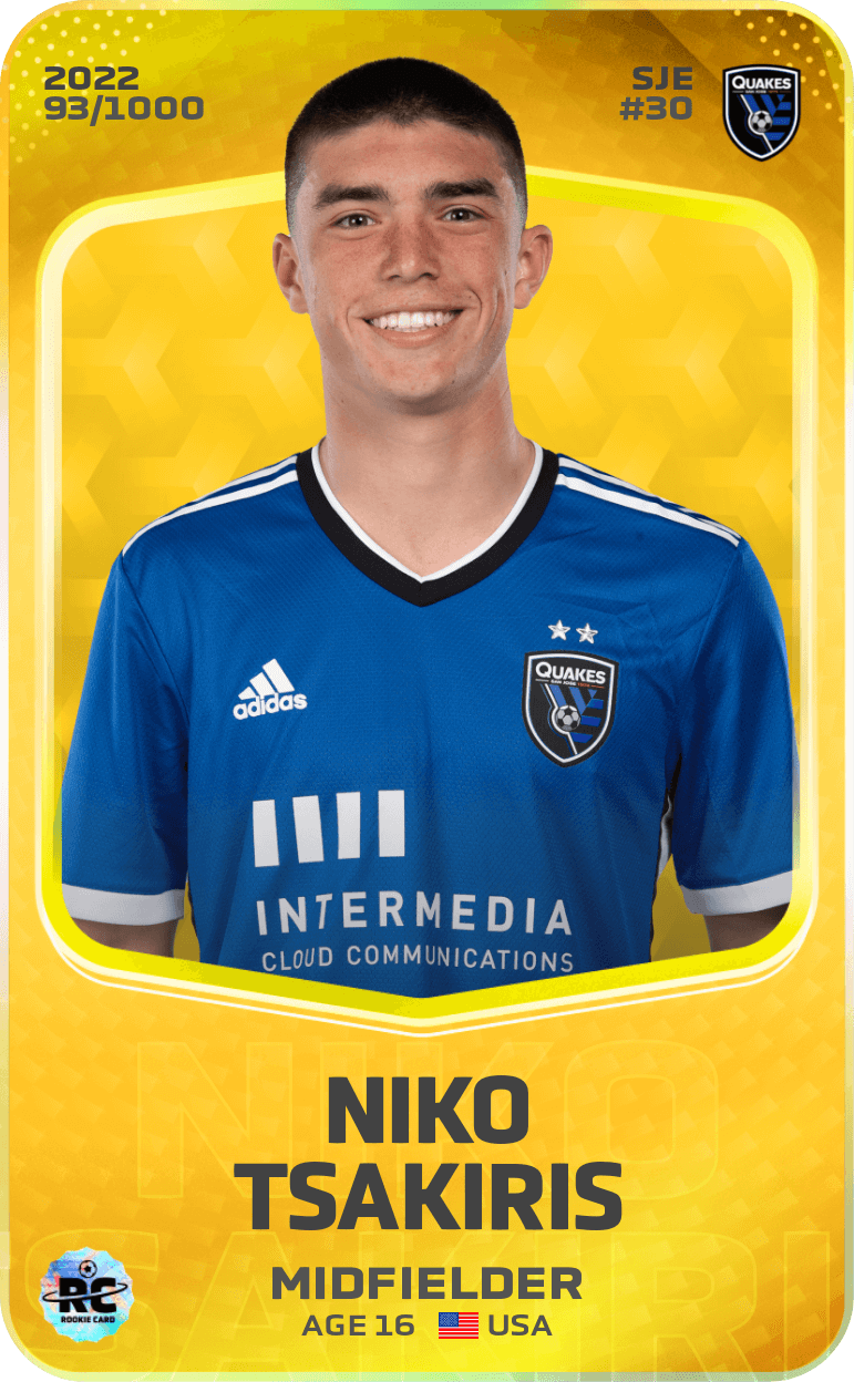 Niko Tsakiris 2022-23 • Limited 93/1000