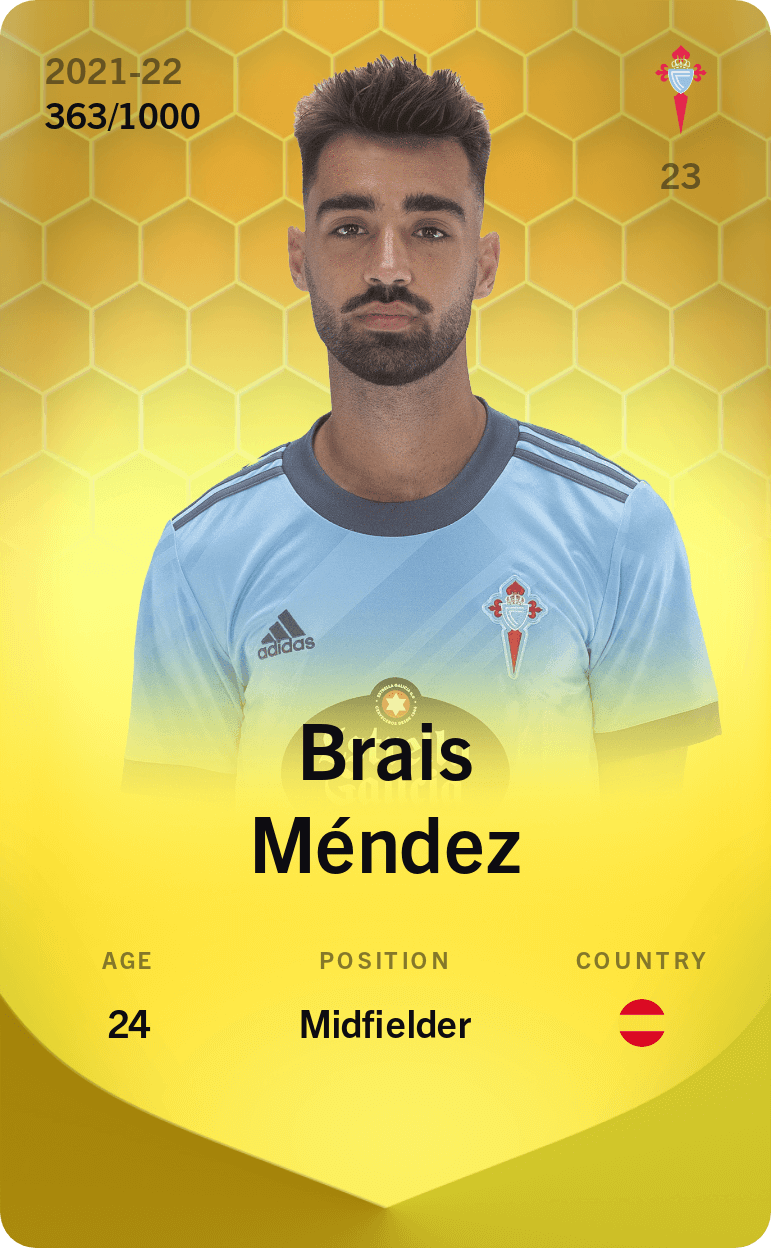 Brais Méndez 2021-22 • Limited 363/1000