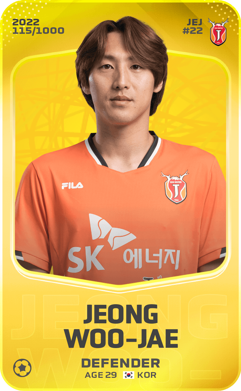 Jeong Woo-Jae 2022-23 • Limited 115/1000
