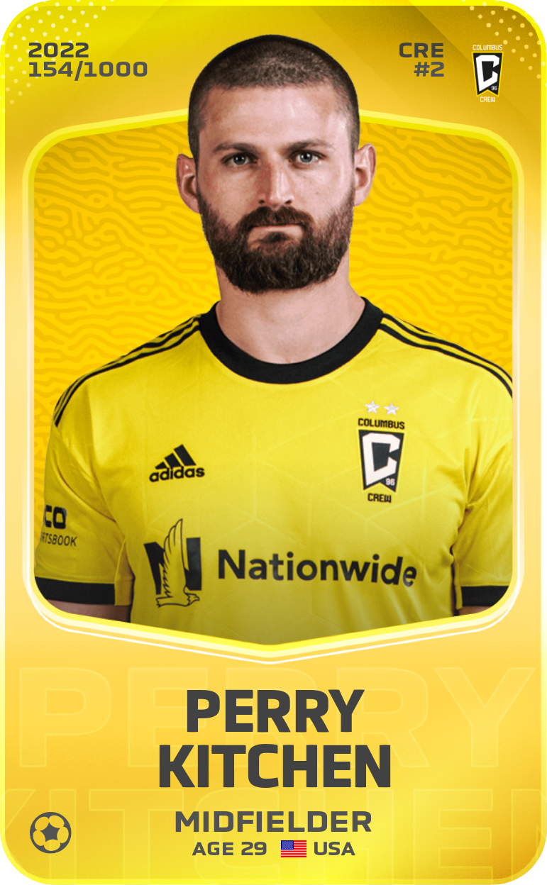 Sorare - Sorare Official - Perry Kitchen 2022-23 • Limited 154/1000 - NFT # 36830493421918178224417332748490818253036833072972685179387386125494541271902