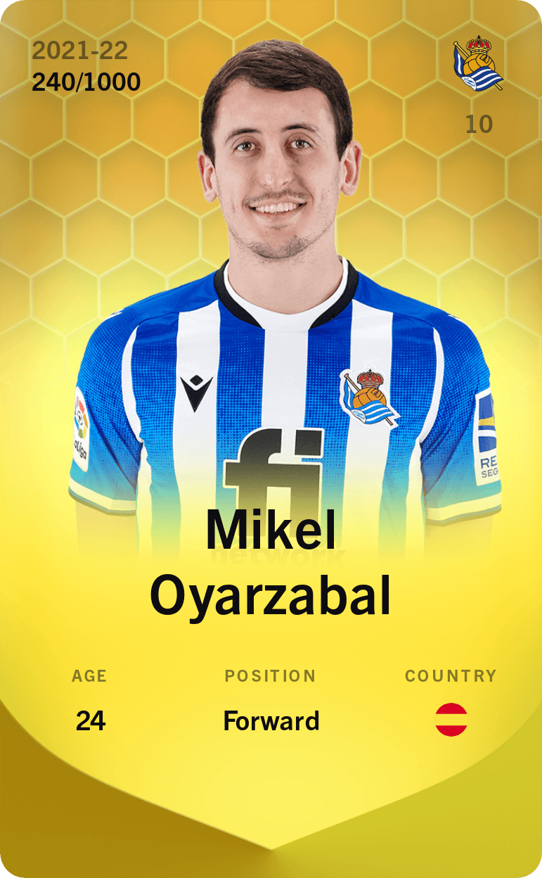 Mikel Oyarzabal 2021-22 • Limited 240/1000
