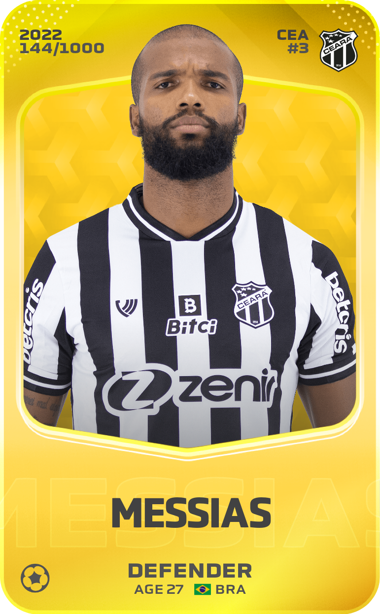 Sorare - Sorare Official - Messias 2022-23 • Limited 144/1000 - NFT # 69539391403874196886150284517764278816069546107314899335056743465248588620009