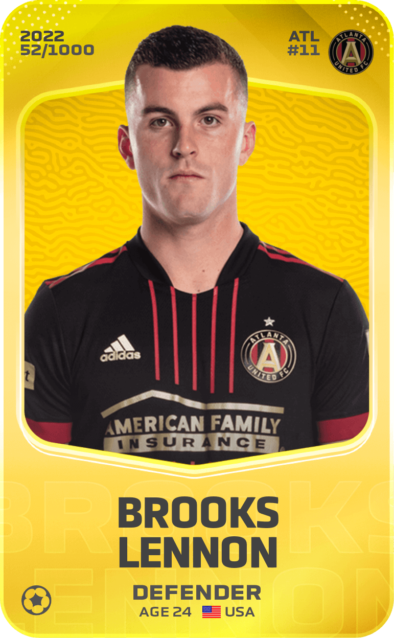 Brooks Lennon 2022-23 • Limited 52/1000