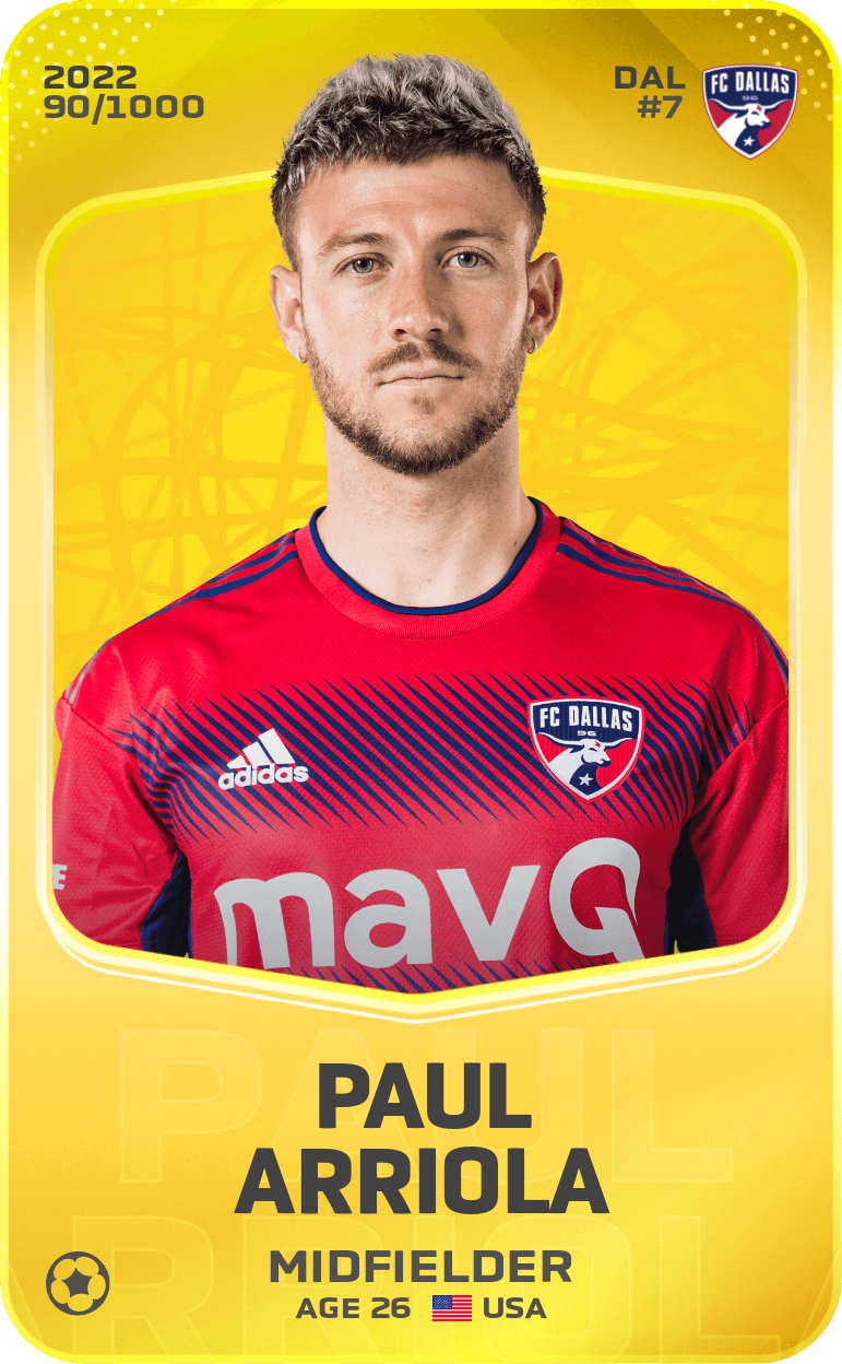 Paul Arriola 2022-23 • Limited 90/1000