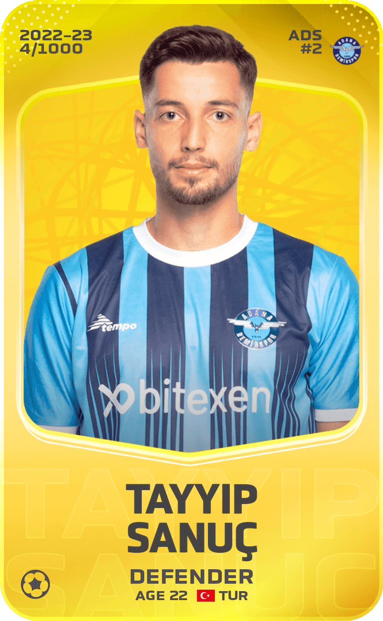 Tayyip Sanuç 2022-23 • Limited 4/1000