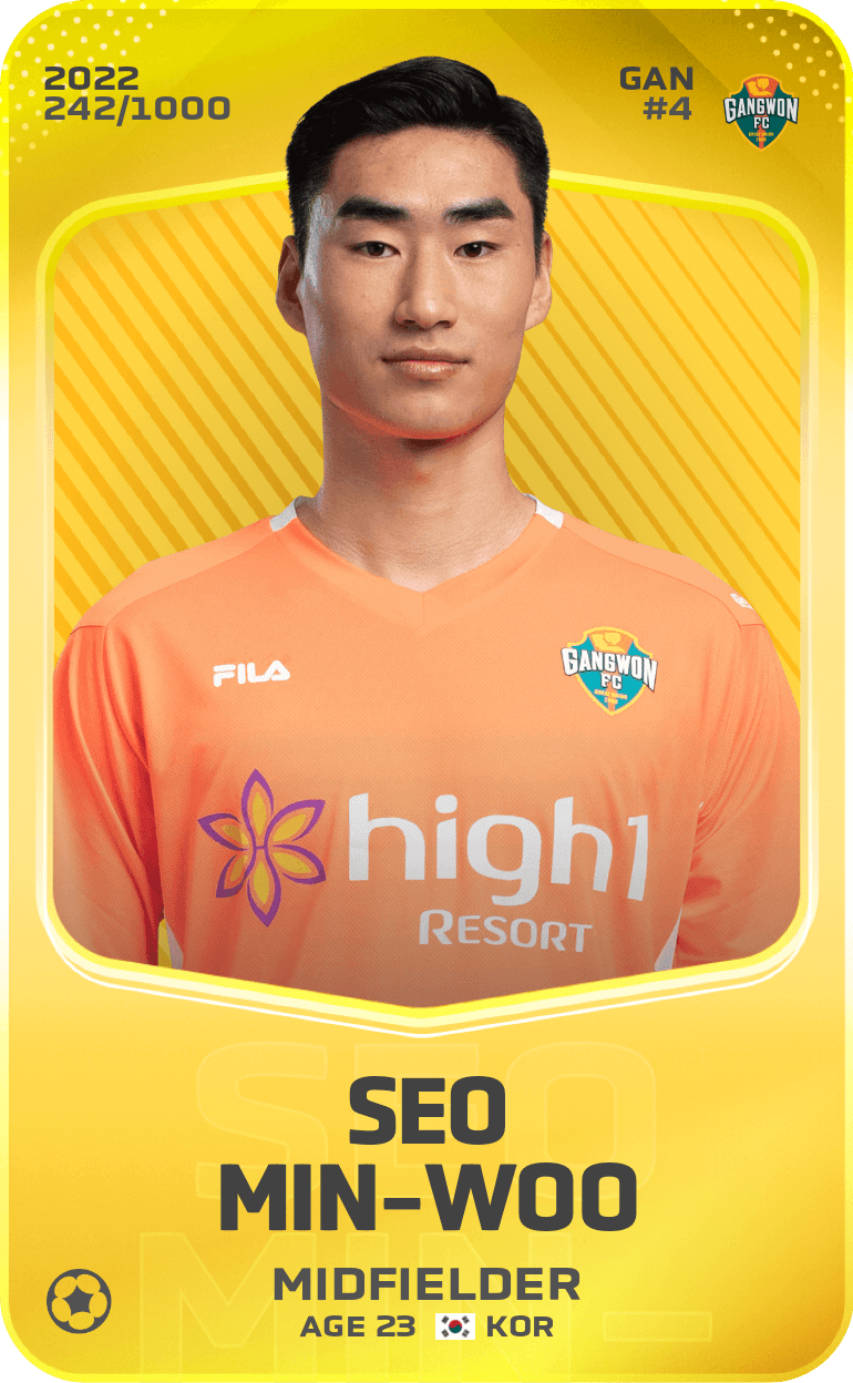Seo Min-Woo 2022-23 • Limited 242/1000