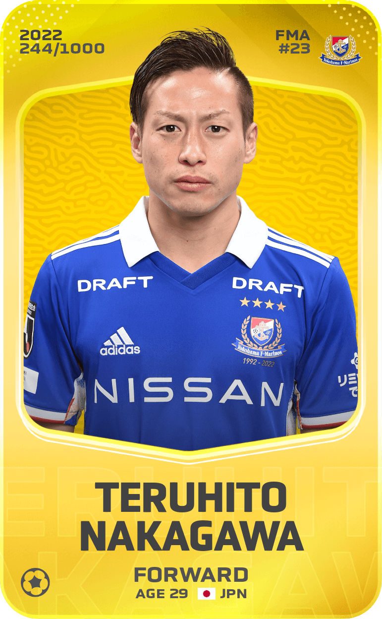 Teruhito Nakagawa 2022-23 • Limited 244/1000