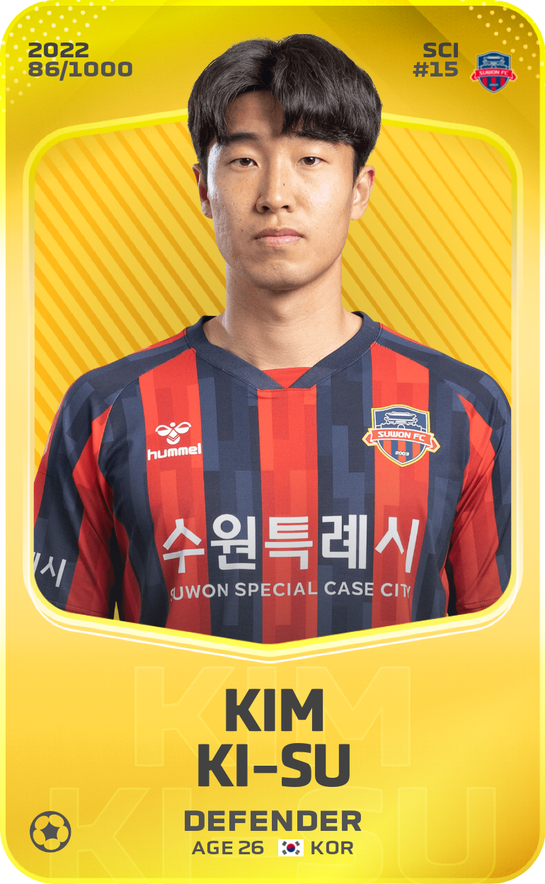 Sorare - Sorare Official - Kim Ki-Su 2022-23 • Limited 86/1000 - NFT # 54350514481841994033174084631914358637723031452164335796449730435281038655500