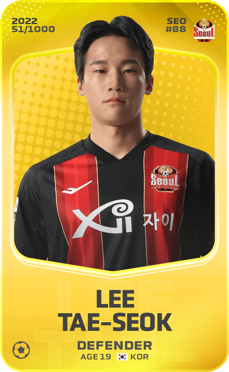Lee Tae-Seok 2022-23 • Limited 51/1000