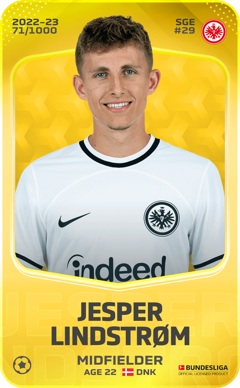 Jesper Lindstrøm 2022-23 • Limited 71/1000