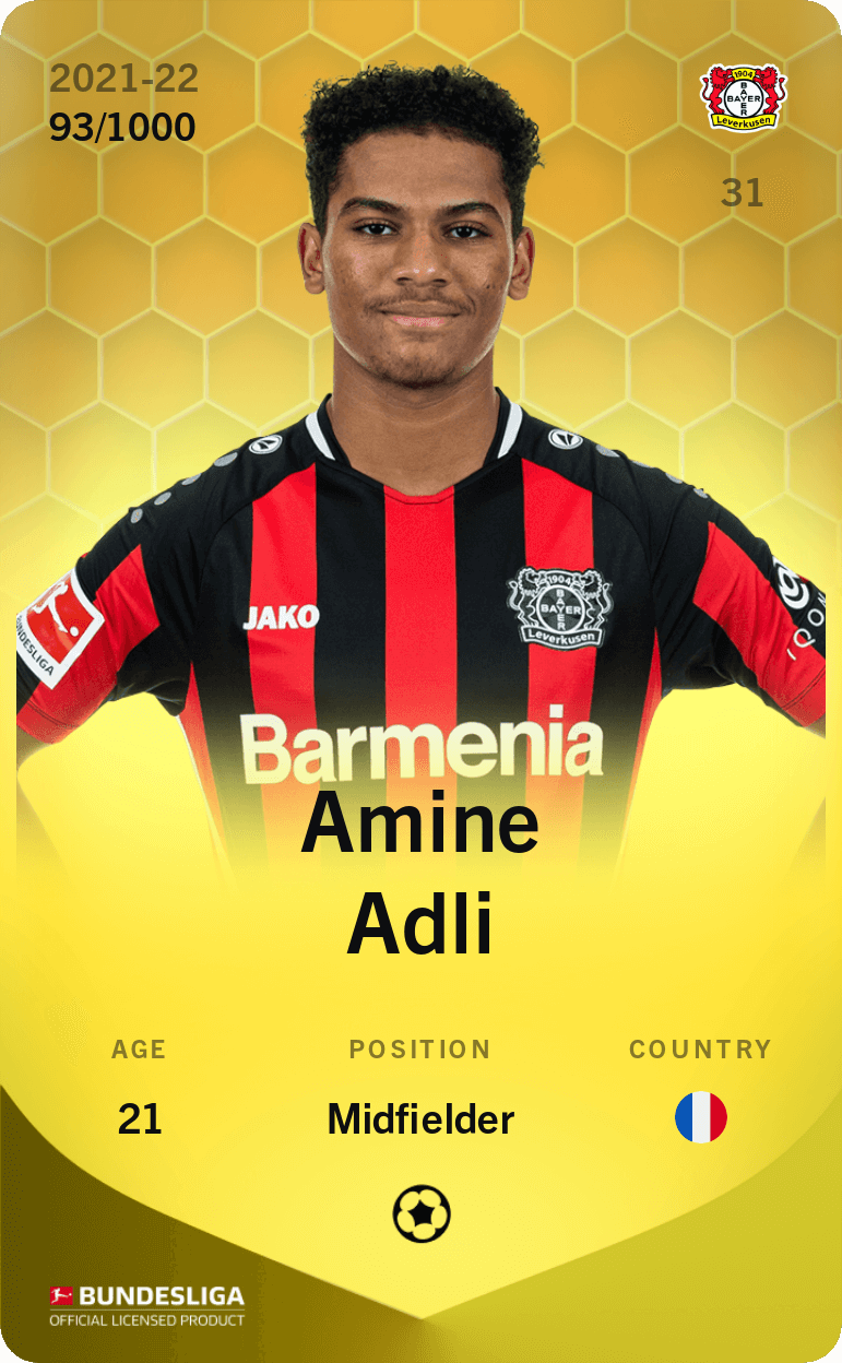 Amine Adli 2021-22 • Limited 93/1000