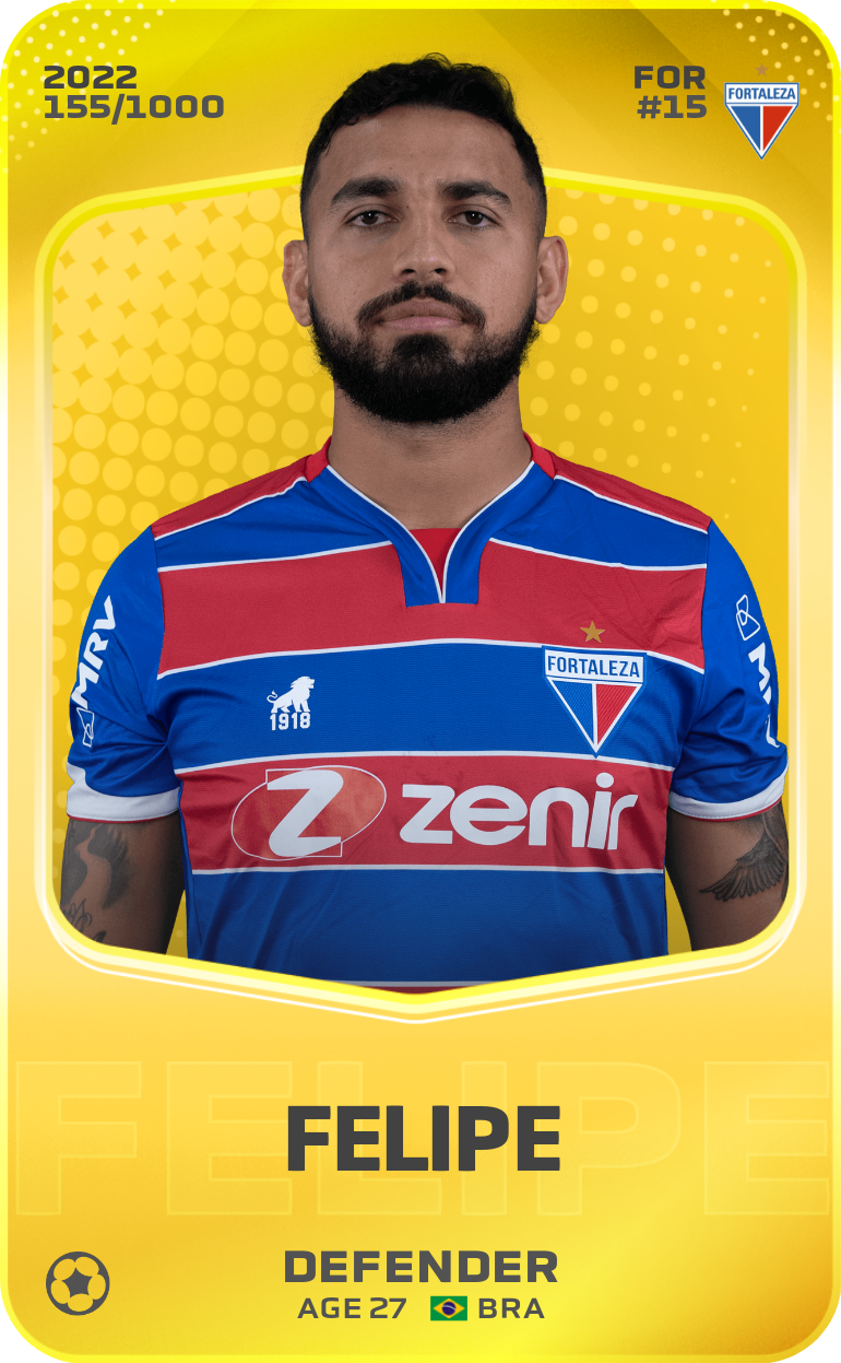 Sorare - Sorare Official - Felipe 2022-23 • Limited 155/1000 - NFT # 32759616101146764315130196185757076016150665274042714418752536164796321802174