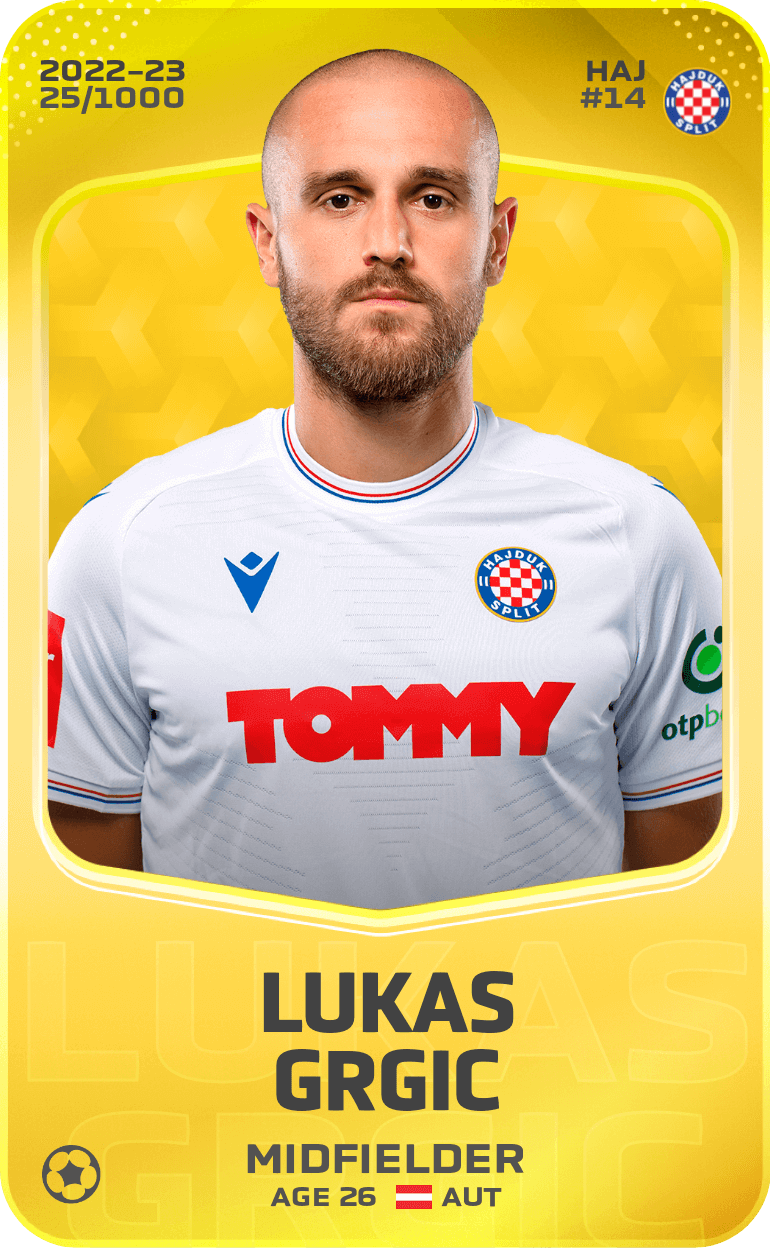 Lukas Grgic 2022-23 • Limited 25/1000