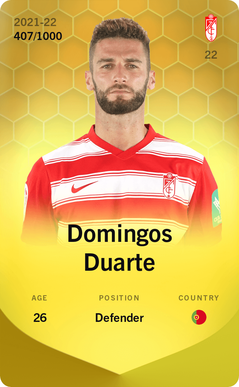 Domingos Duarte 2021-22 • Limited 407/1000