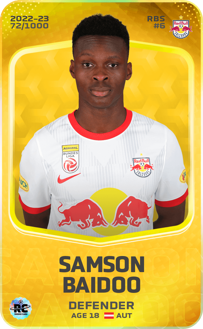 Samson Baidoo 2022-23 • Limited 72/1000