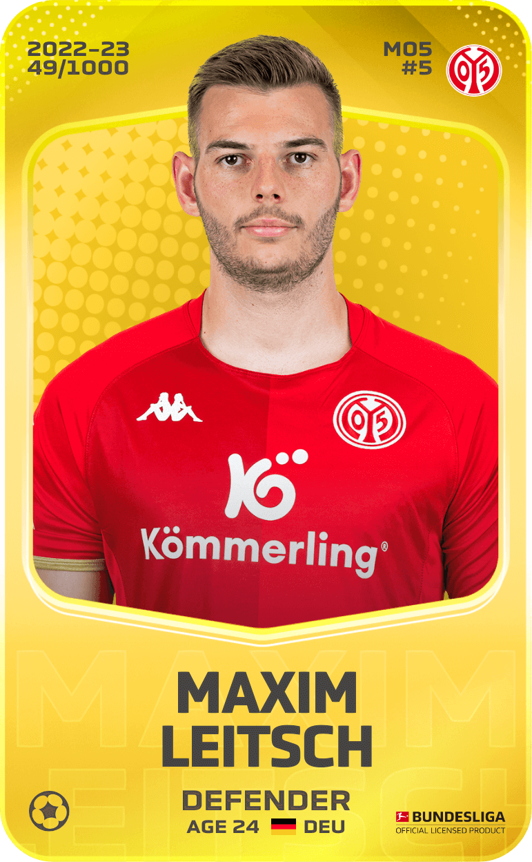 Maxim Leitsch 2022-23 • Limited 49/1000