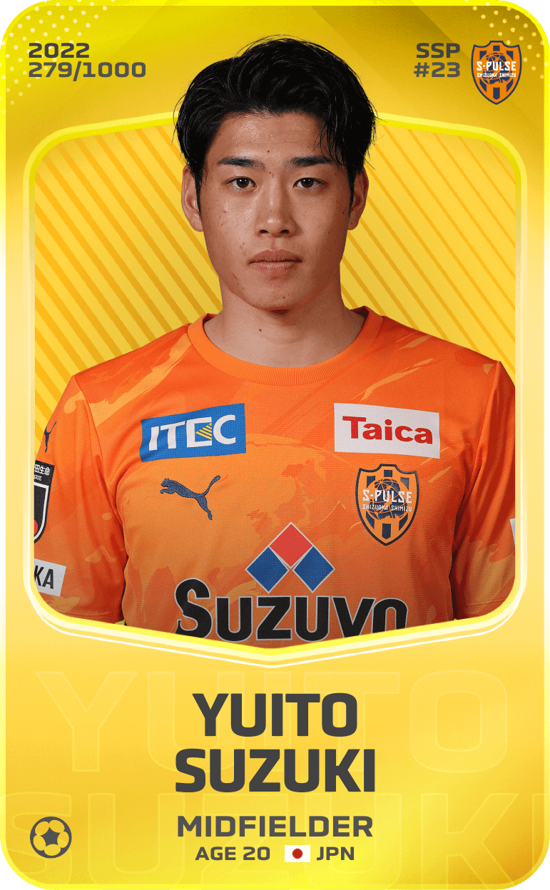 Yuito Suzuki 2022-23 • Limited 279/1000