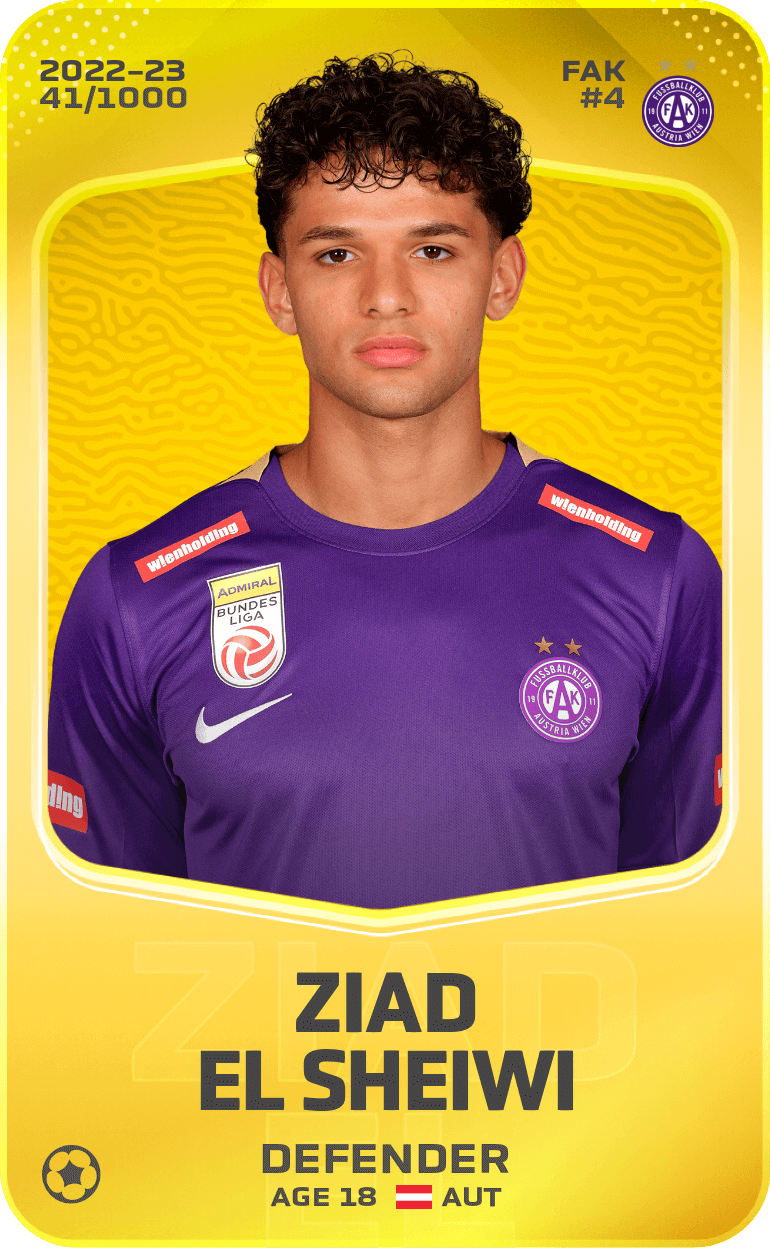 Ziad El Sheiwi 2022-23 • Limited 41/1000