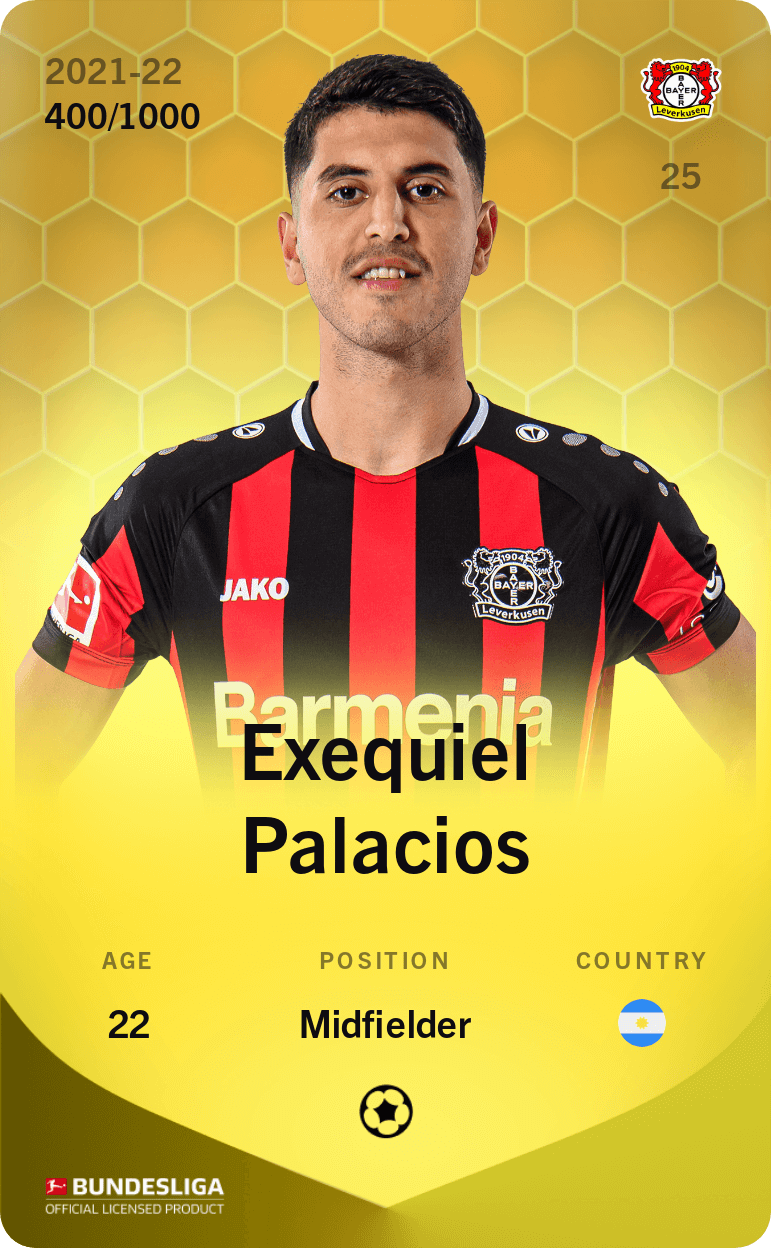 Exequiel Palacios 2021-22 • Limited 400/1000