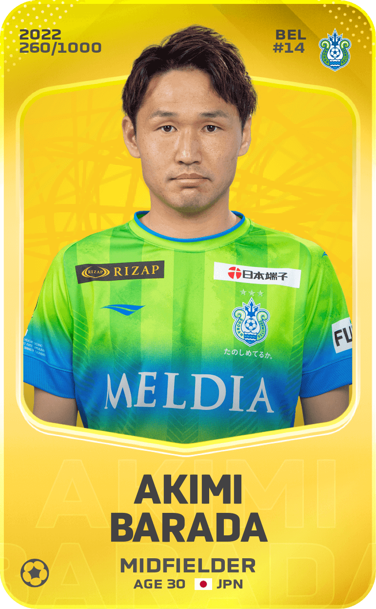 Akimi Barada 2022-23 • Limited 260/1000