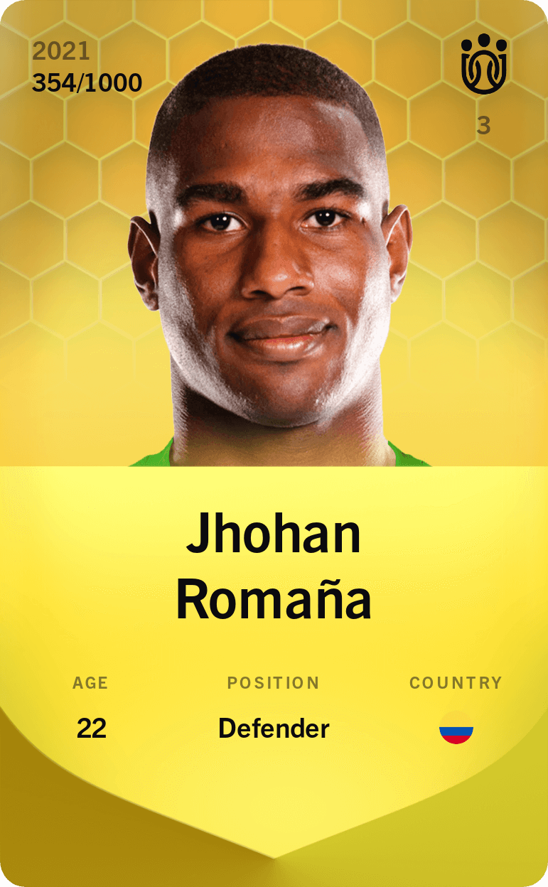Jhohan Romaña 2021-22 • Limited 354/1000
