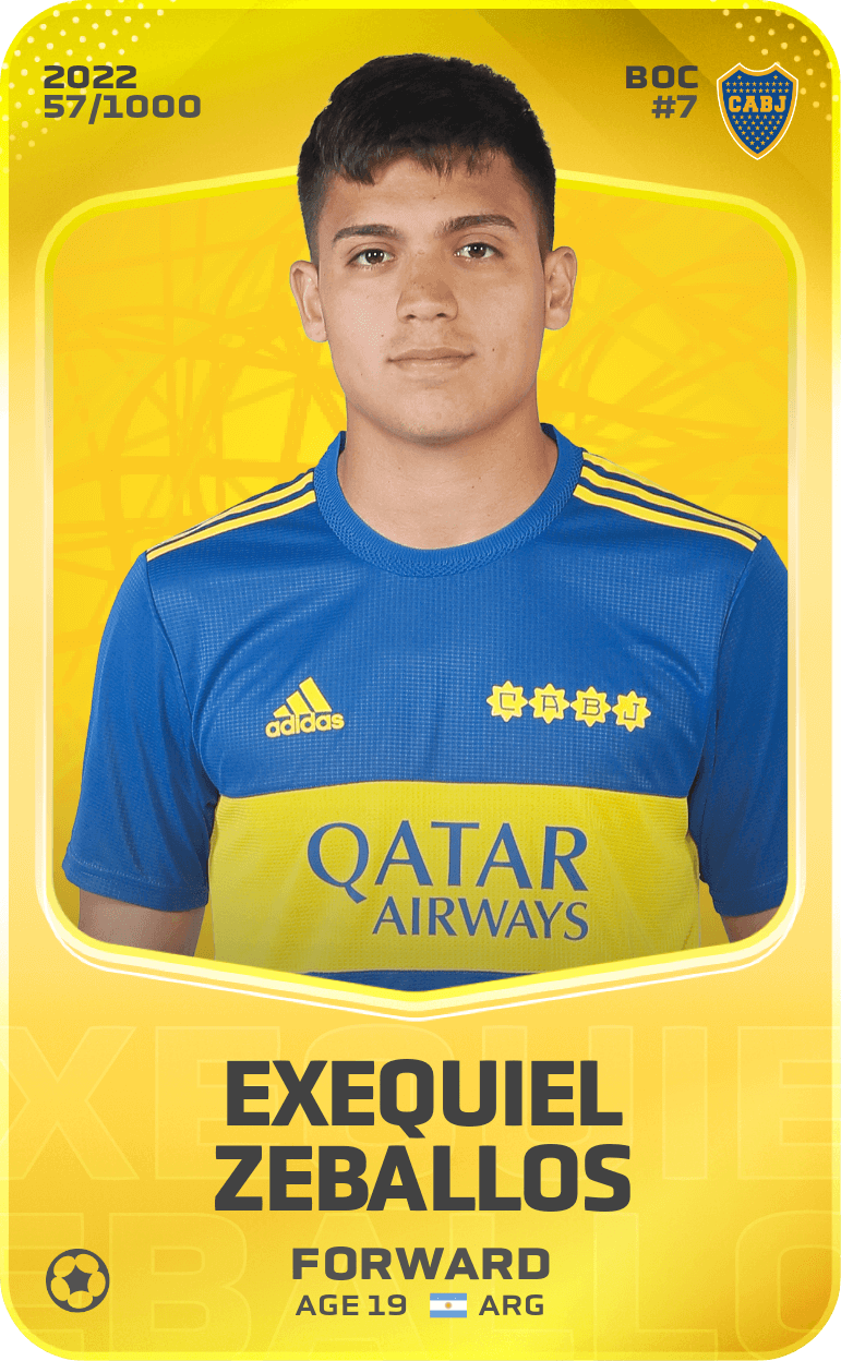 Exequiel Zeballos 2022-23 • Limited 57/1000