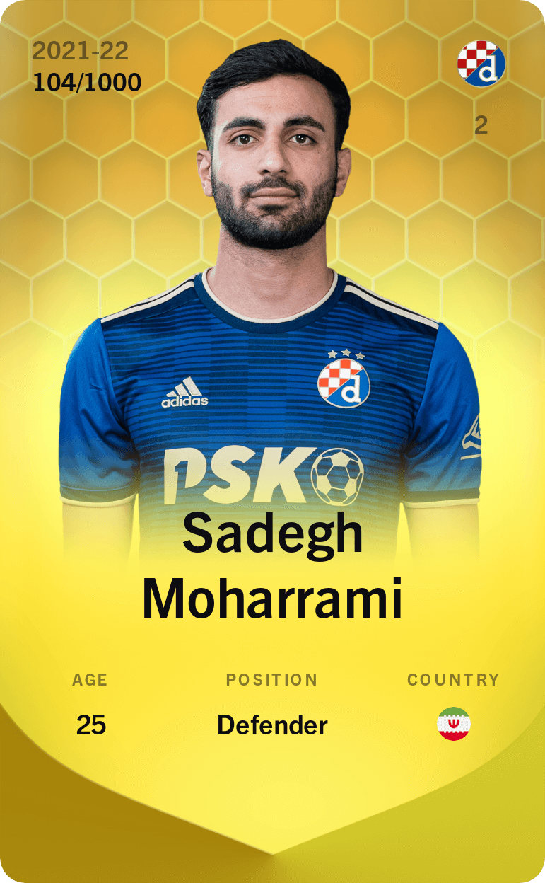 Sadegh Moharrami 2021-22 • Limited 104/1000