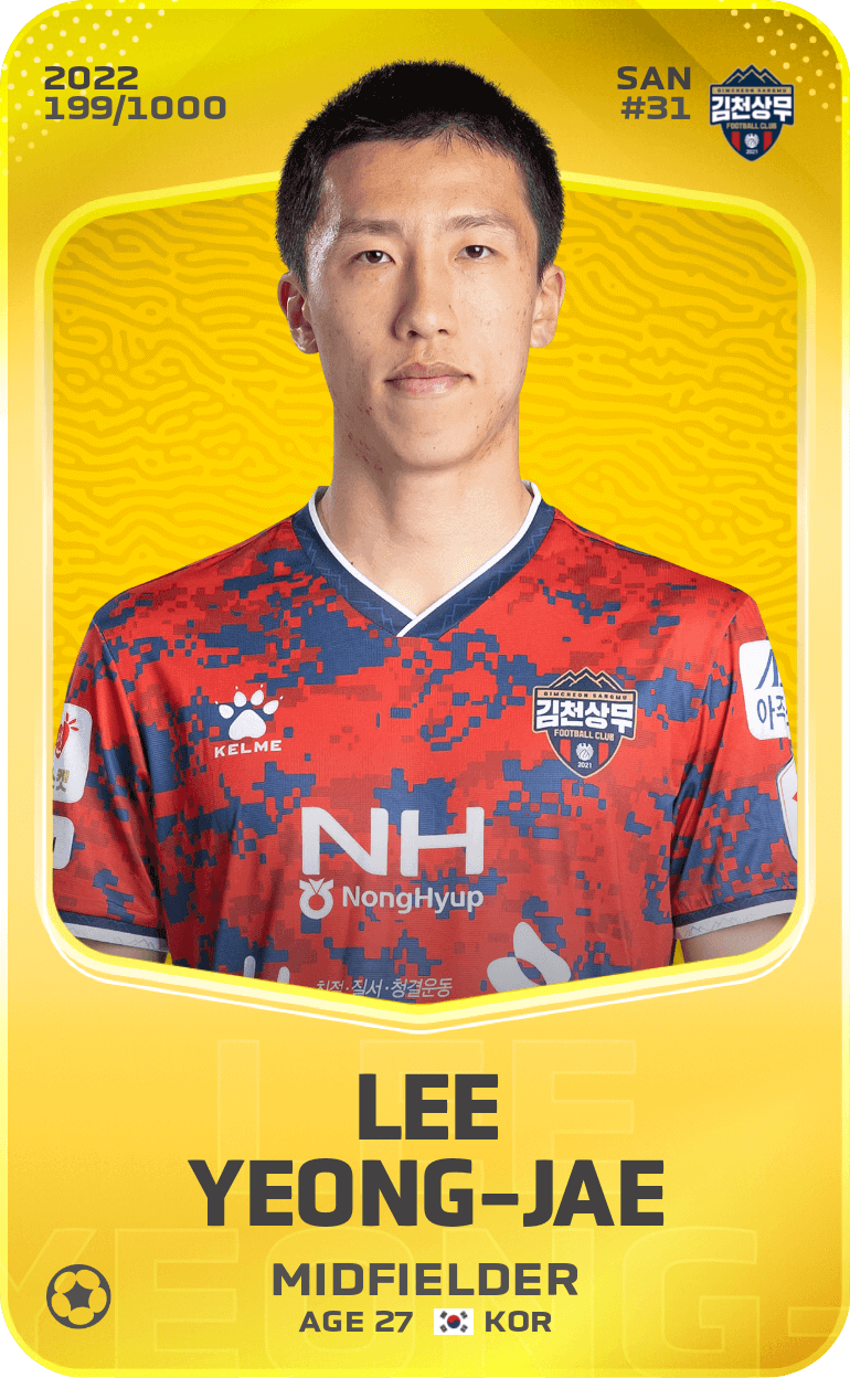 Lee Yeong-Jae 2022-23 • Limited 199/1000