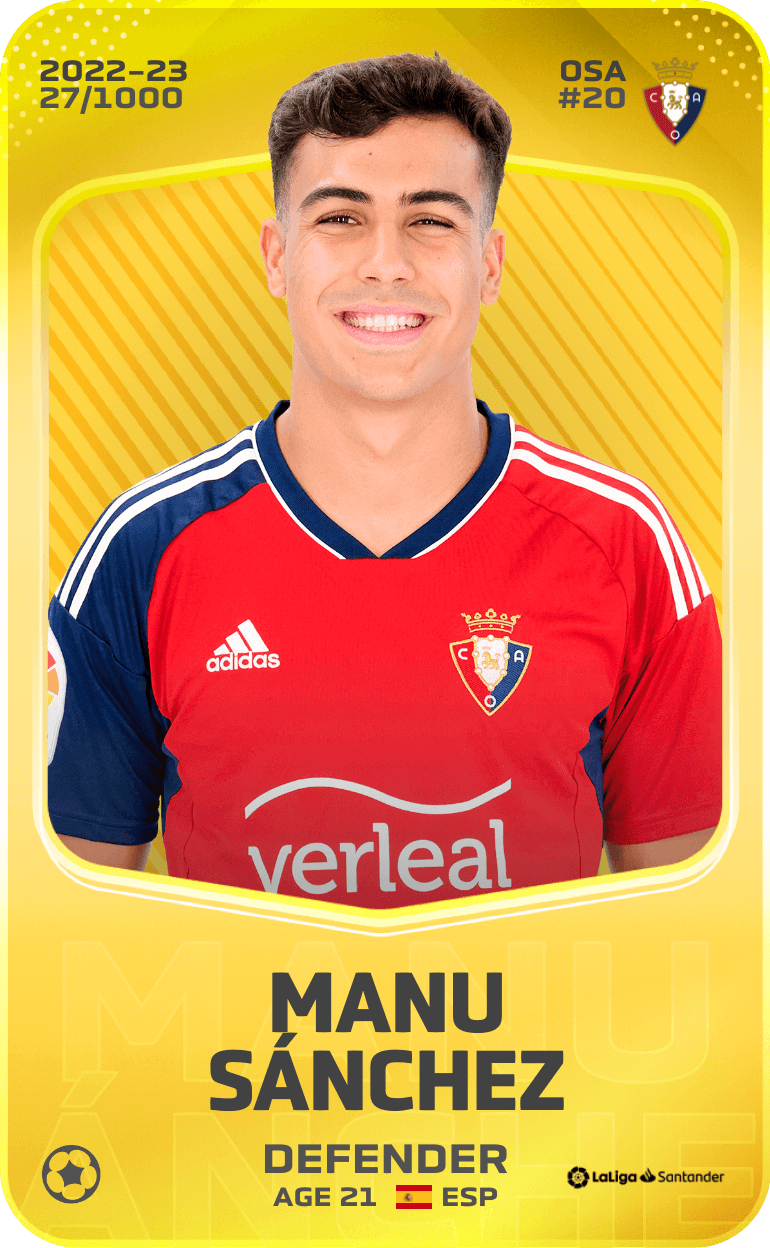 Manu Sánchez 2022-23 • Limited 27/1000