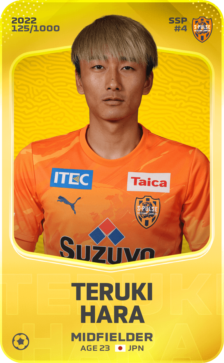 Teruki Hara 2022-23 • Limited 125/1000