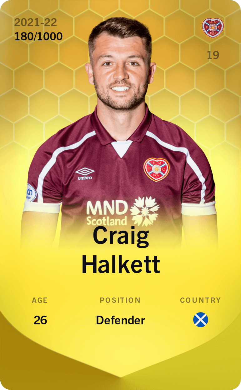 Craig Halkett 2021-22 • Limited 180/1000