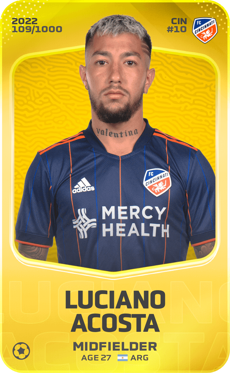 Luciano Acosta 2022-23 • Limited 109/1000