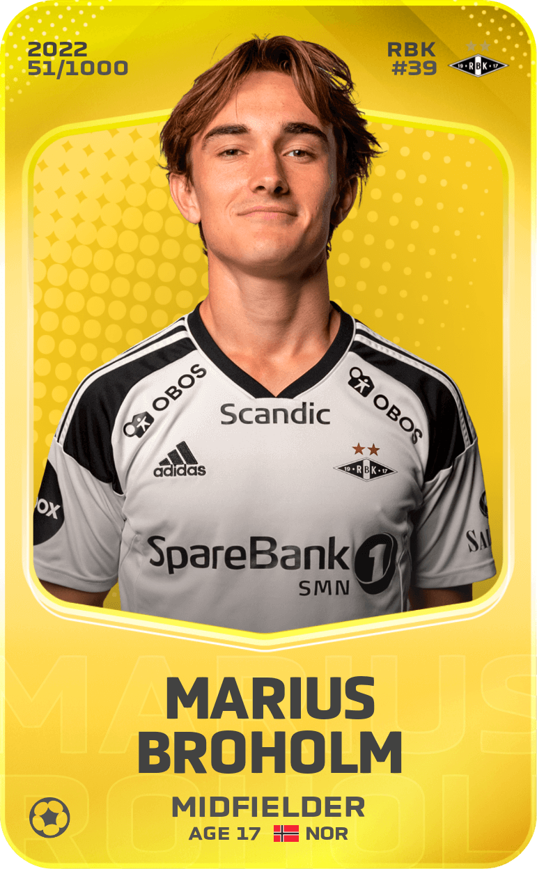Marius Broholm 2022-23 • Limited 51/1000