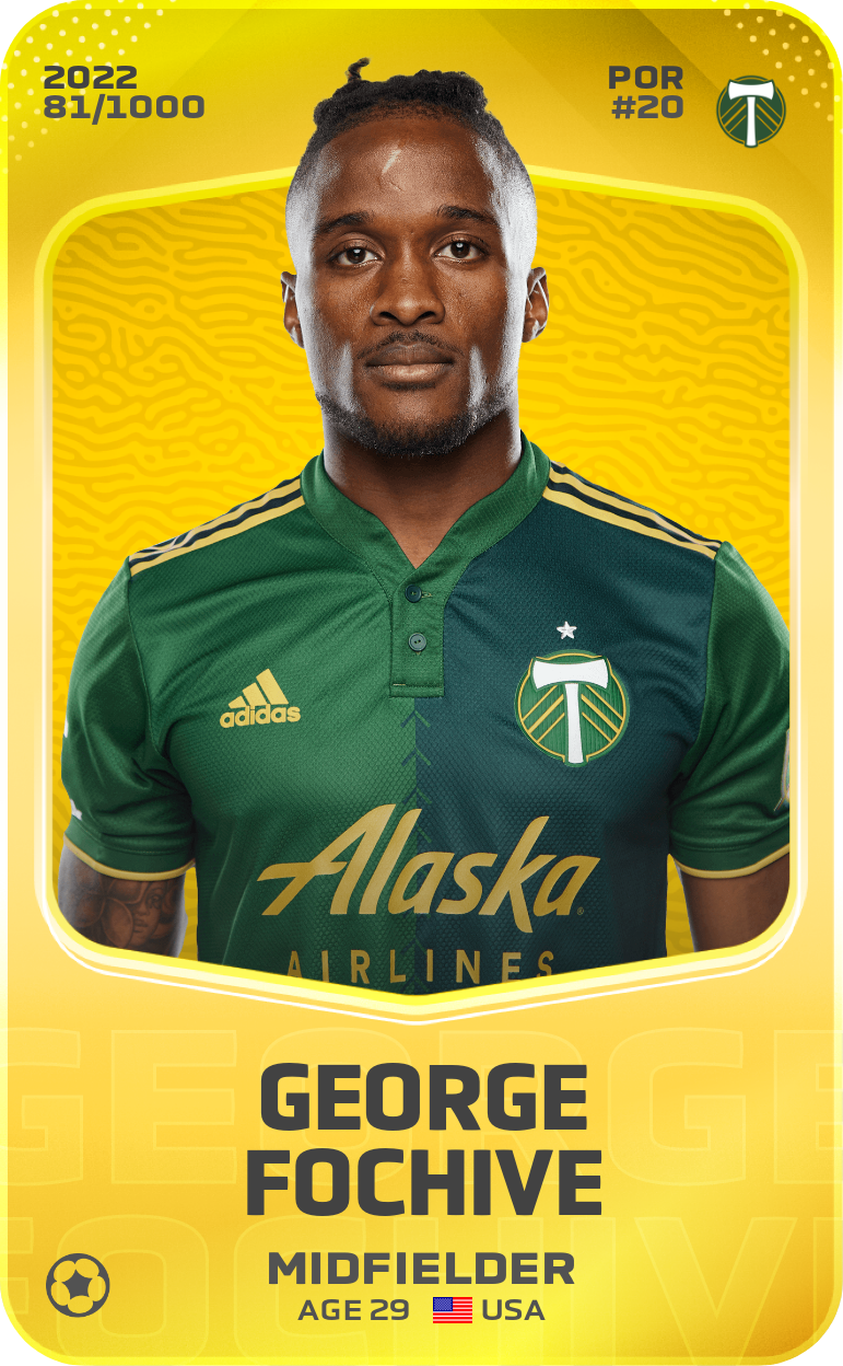 Sorare - Sorare Official - George Fochive 2022-23 • Limited 81/1000 - NFT # 66202814409842501850631733568256981286145182481510972426119748791139430174500