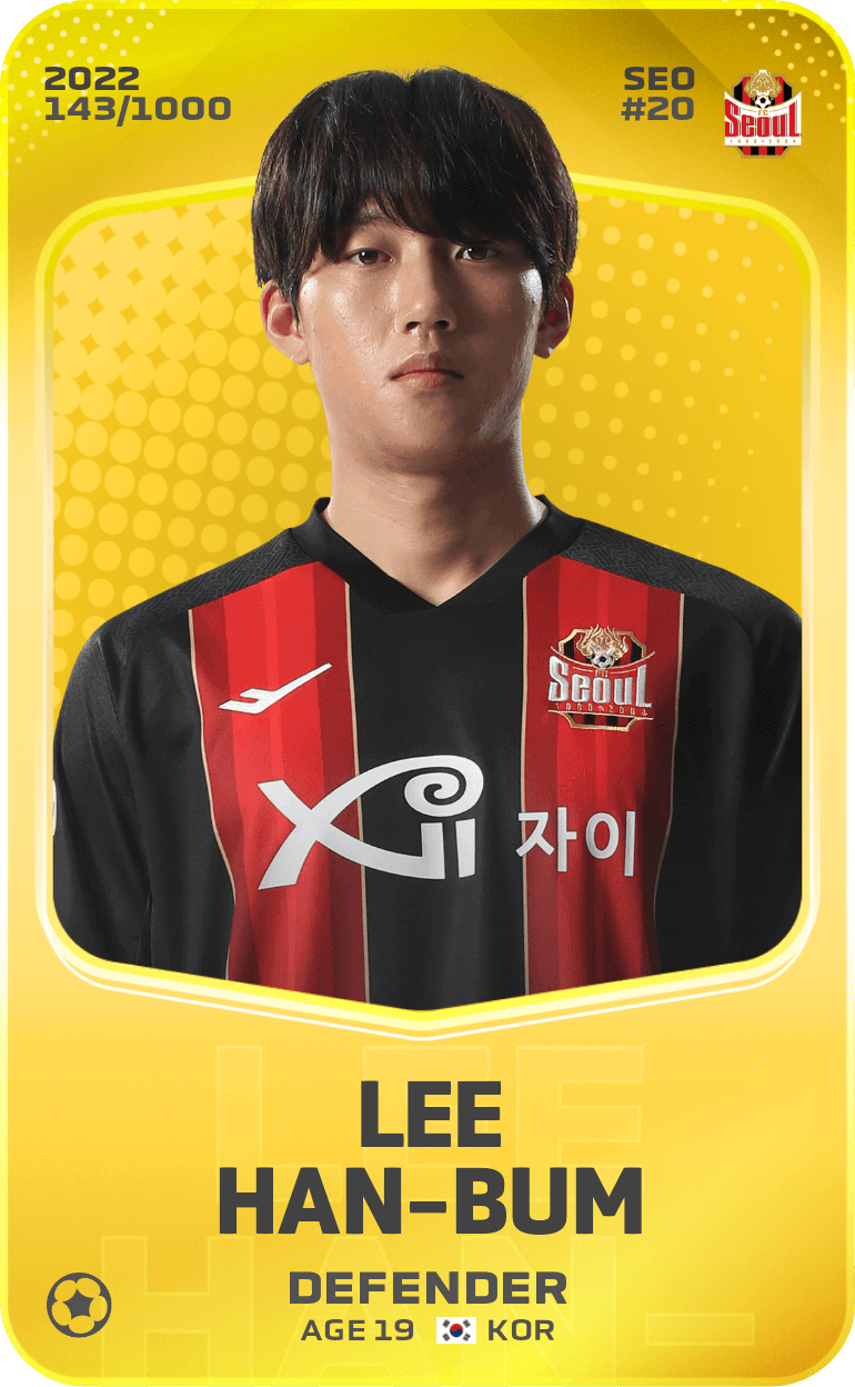 Lee Han-Bum 2022-23 • Limited 143/1000
