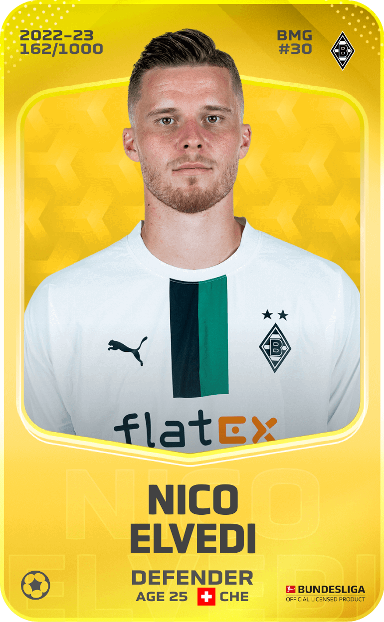 Nico Elvedi 2022-23 • Limited 162/1000