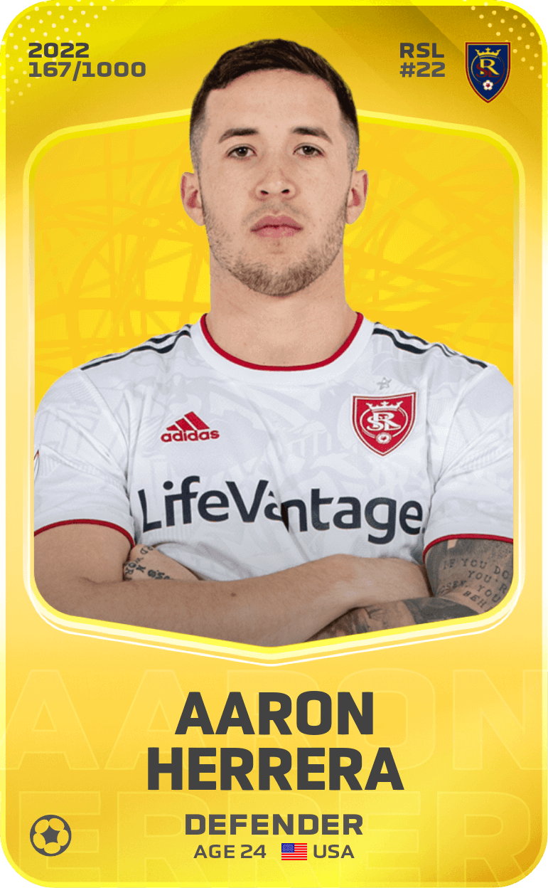 Aaron Herrera 2022-23 • Limited 167/1000